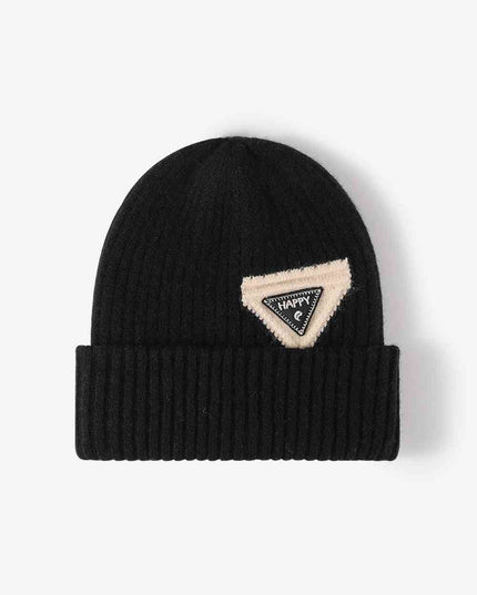 HAPPY Contrast Beanie