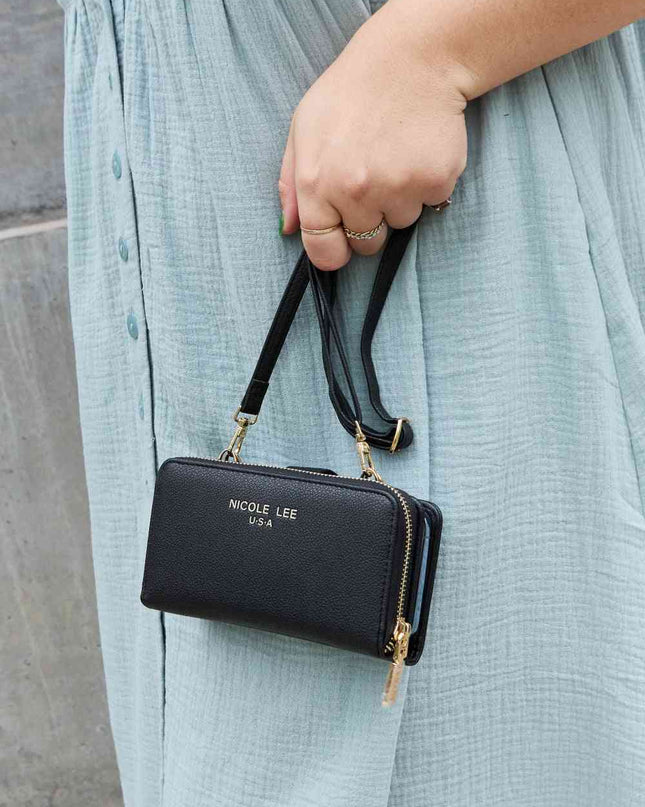 Nicole Lee USA Two-Piece Crossbody Phone Case Wallet