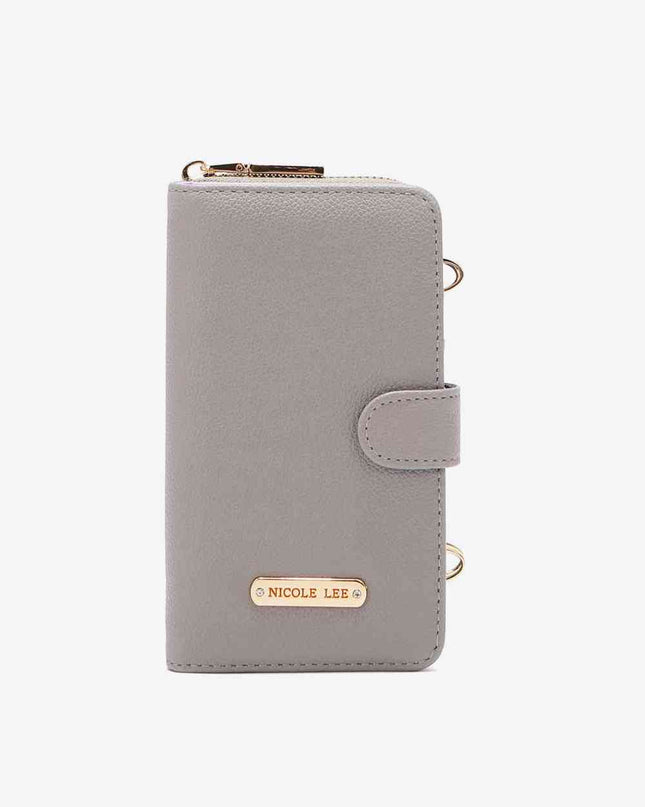 Nicole Lee USA Two-Piece Crossbody Phone Case Wallet