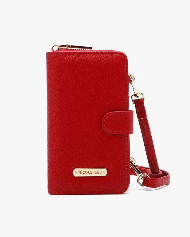 Nicole Lee USA Two-Piece Crossbody Phone Case Wallet