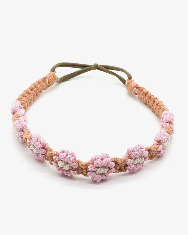 Assorted 2-Pack In My Circle Daisy Macrame Headband