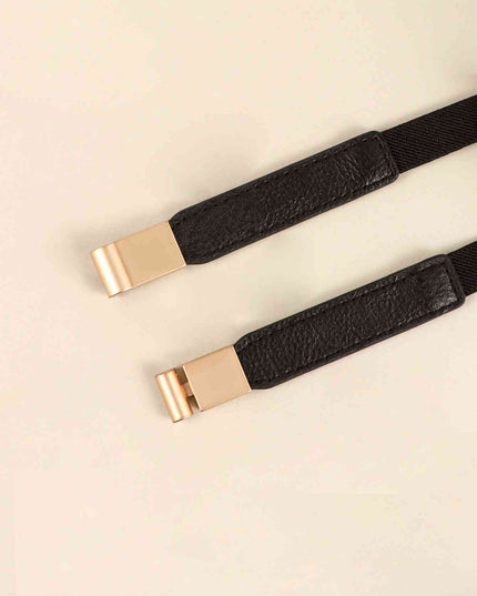 PU Elastic Skinny Belt
