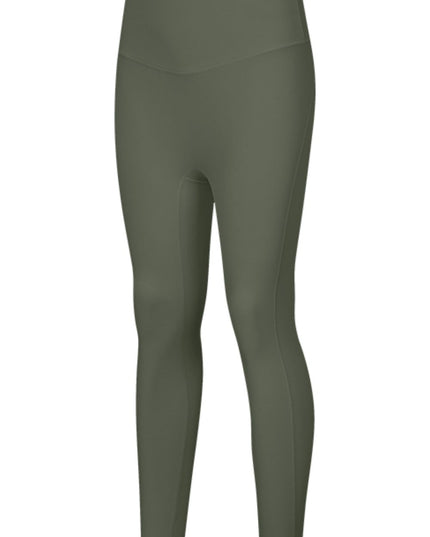 Seamless High-Rise Wide Waistband Yoga Leggings