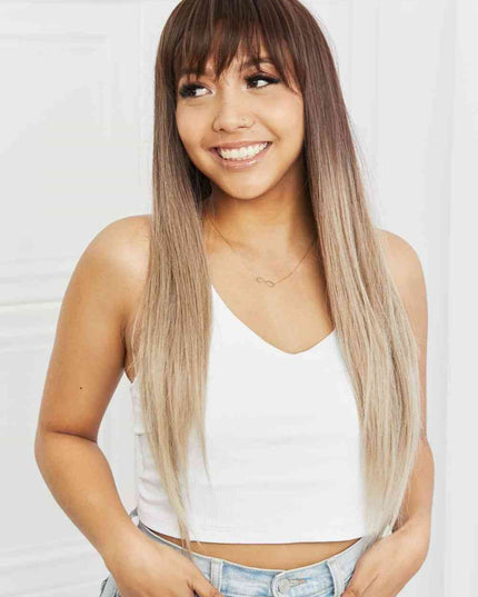 Long Straight Synthetic Wigs 26''