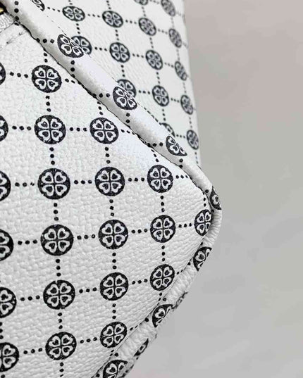 Printed PU Leather Sling Bag