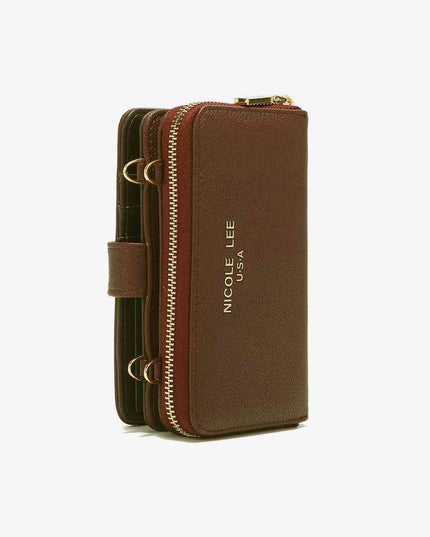 Nicole Lee USA Two-Piece Crossbody Phone Case Wallet