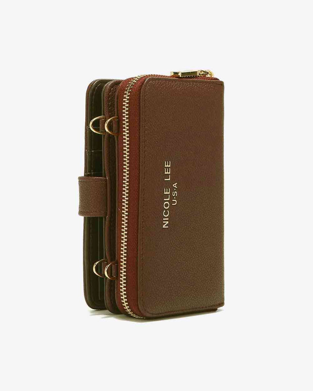Nicole Lee USA Two-Piece Crossbody Phone Case Wallet