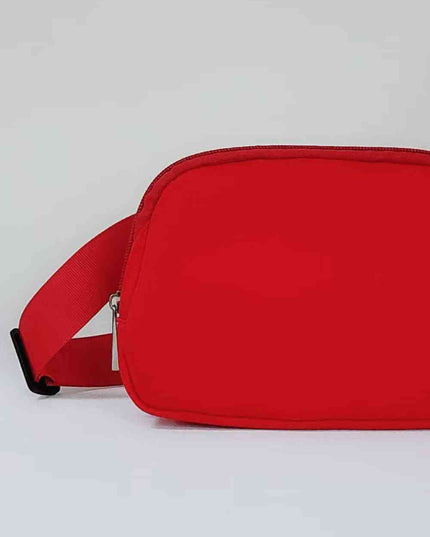 Buckle Zip Closure Fanny Pack