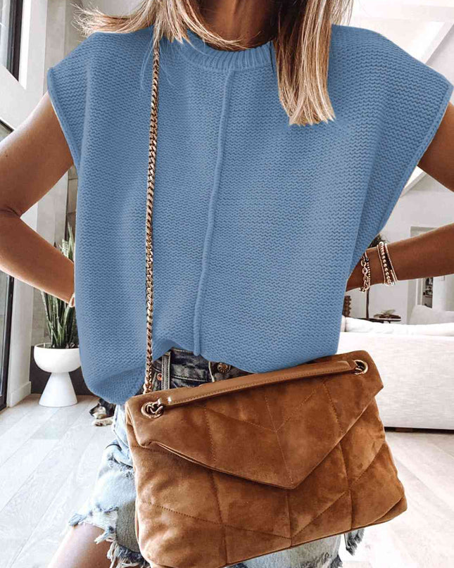 Cap Sleeve Sweater Vest