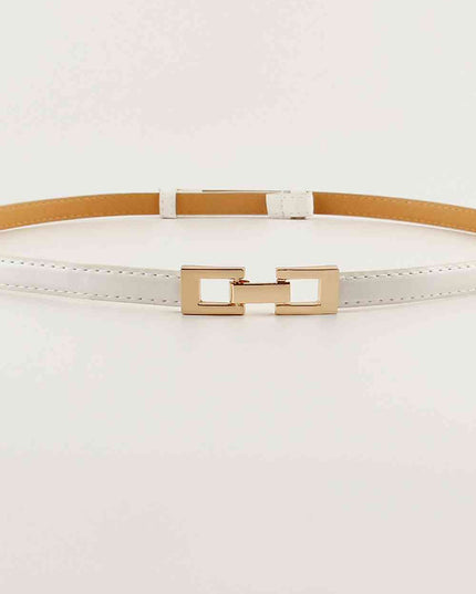 PU Skinny Belt