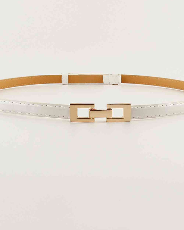 PU Skinny Belt