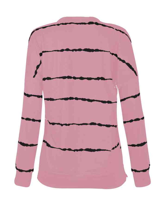 Striped Round Neck T-Shirt