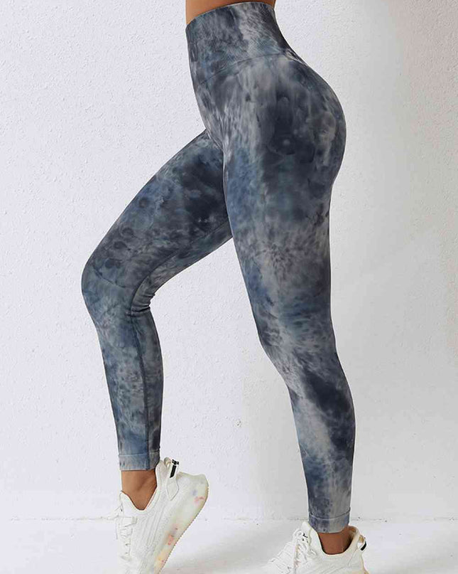 High Waist Tie-Dye Long Sports Pants