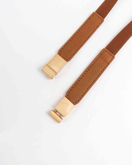 PU Elastic Skinny Belt