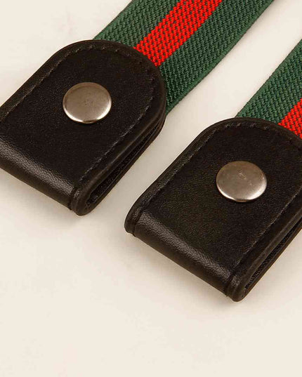 PU Elastic Snap Closure Belt