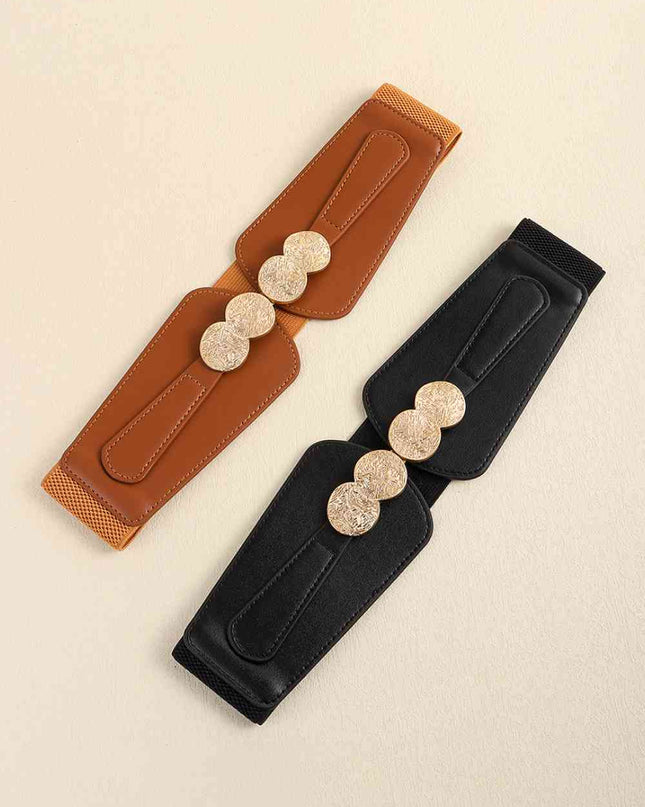 Alloy Buckle Elastic Belt