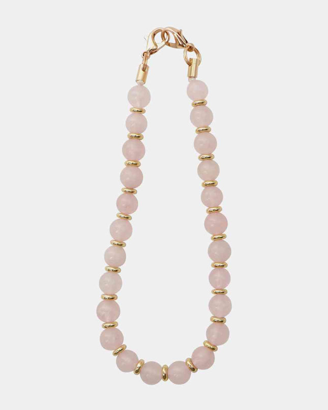 Beaded Natural Stone Key Chain