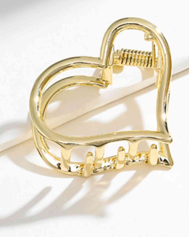 Heart-Shaped Hair Claw