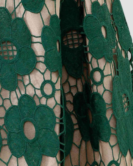 Floral Lace A-Line Skirt