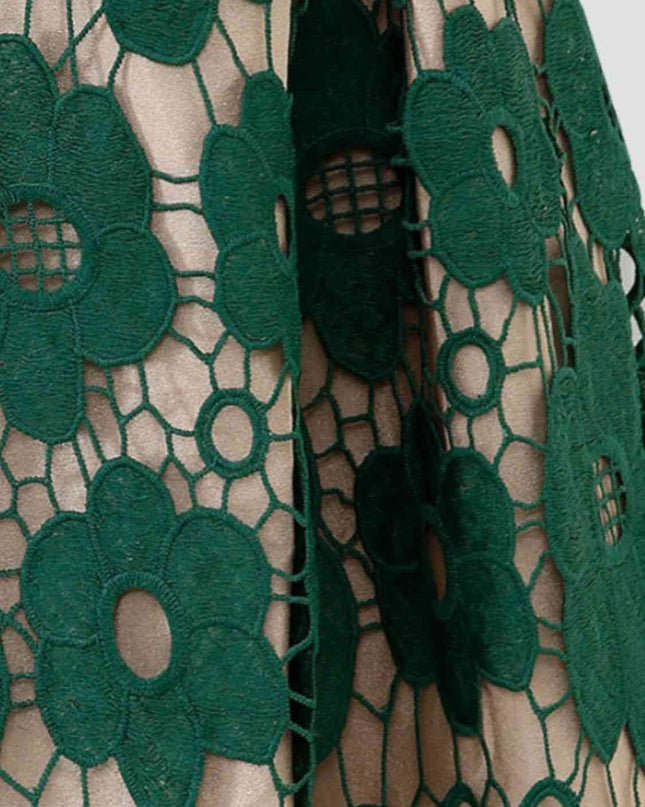 Floral Lace A-Line Skirt