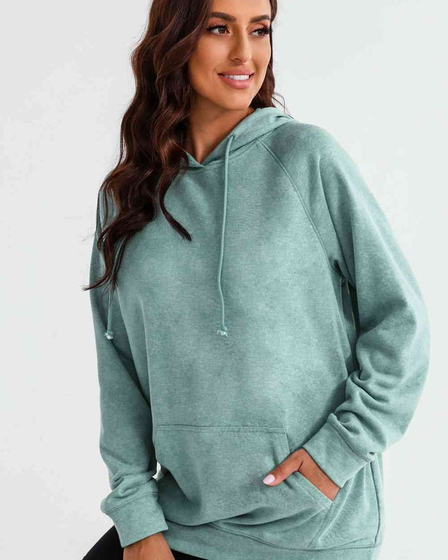 Long Sleeve Front Pocket Hoodie