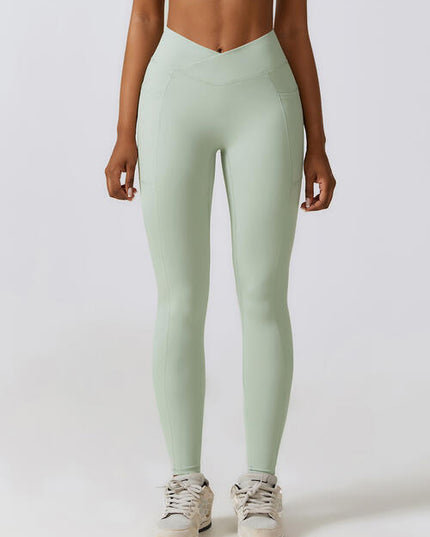 Wide Waistband Active Leggings