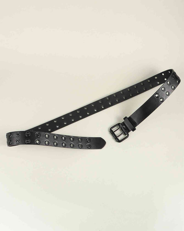 Grommet PU Leather Belt
