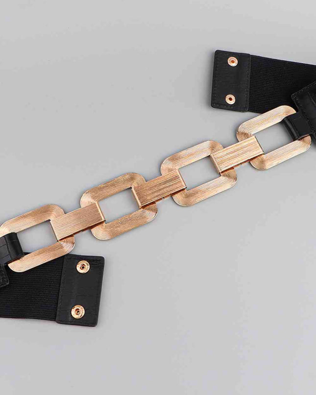 Fashion Geometric Elastic Belt