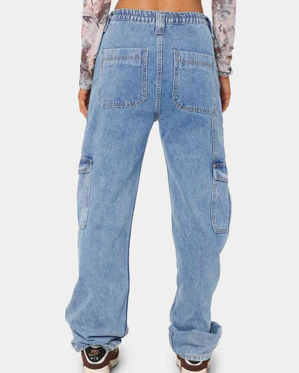 Straight Jeans with Pockets