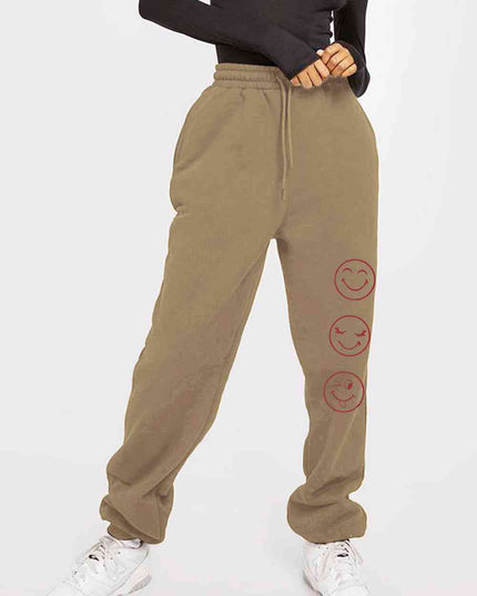 Simply Love Full Size Emoji Graphic Sweatpants