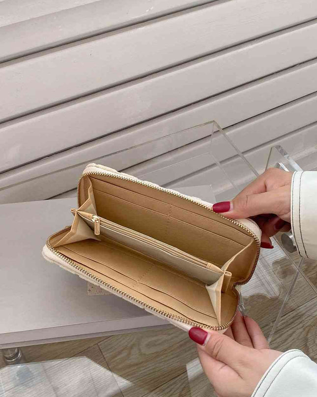 Polyester Geometrical Pattern Wallet