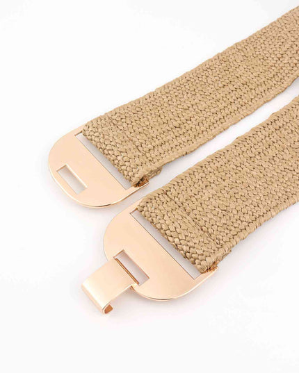 Alloy Buckle Elastic Belt