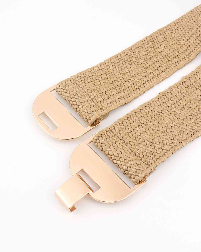 Alloy Buckle Elastic Belt