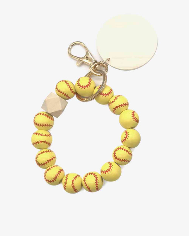 Assorted 4-Pack Wristlet Bead Key Chain