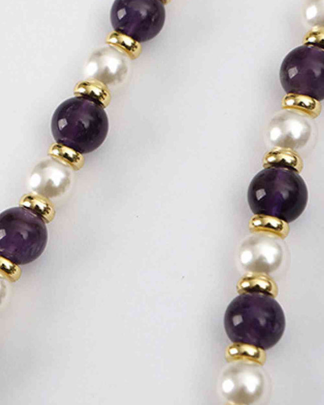Natural Stone Beads Key Chain