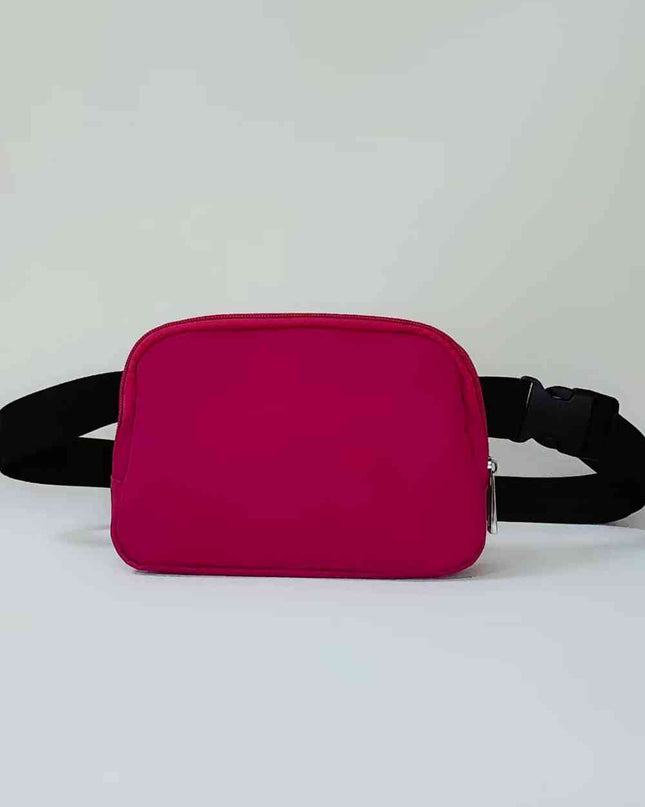Buckle Zip Closure Fanny Pack