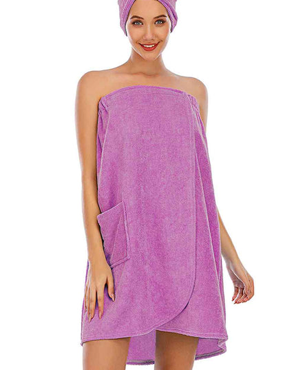 Strapless Robe with pocket