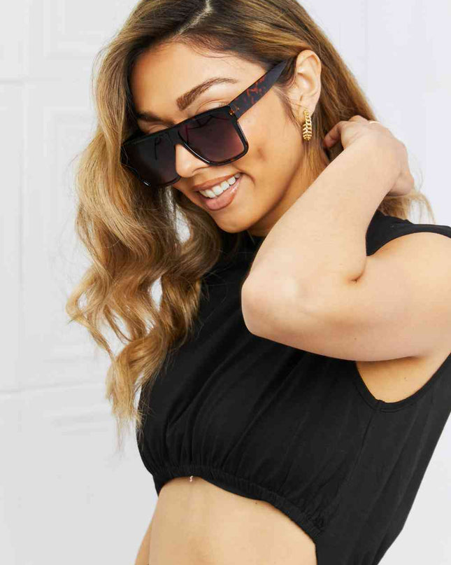 Tortoiseshell Square Full Rim Sunglasses