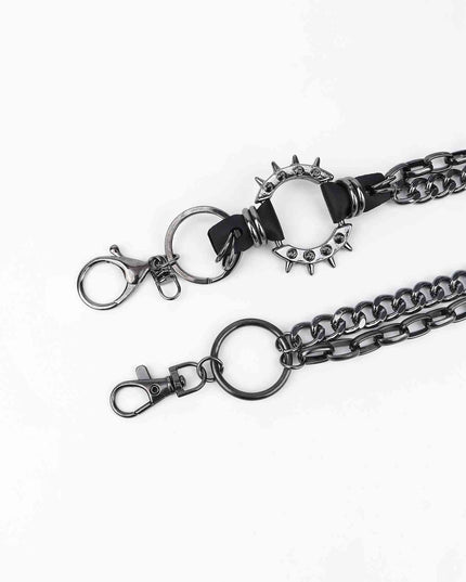 Punk Aluminium Chain Belt