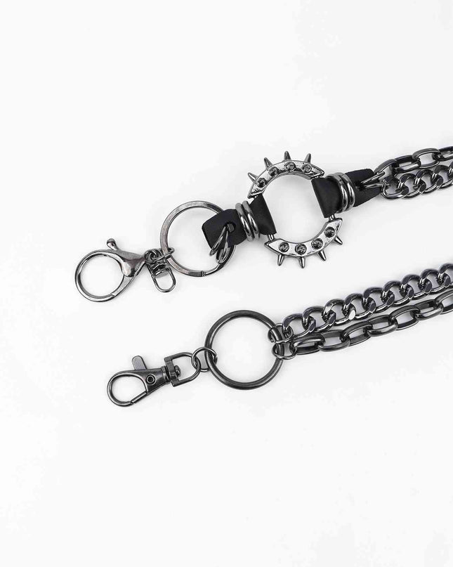 Punk Aluminium Chain Belt