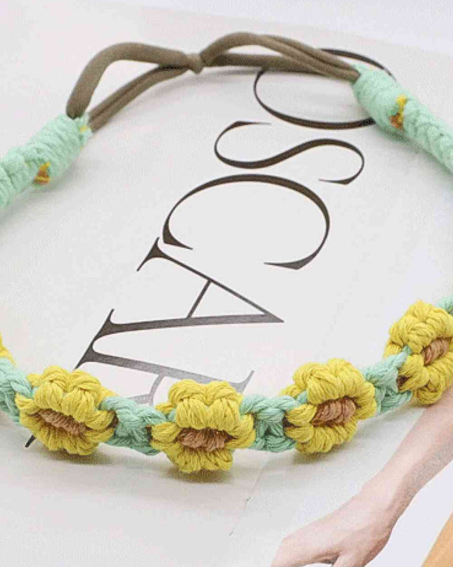 Assorted 2-Pack In My Circle Daisy Macrame Headband