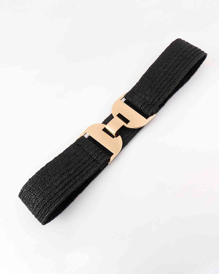 Alloy Buckle Elastic Belt