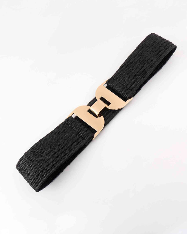 Alloy Buckle Elastic Belt