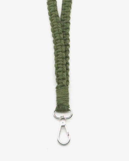 Assorted 2-Pack Hand-Woven Lanyard Keychain