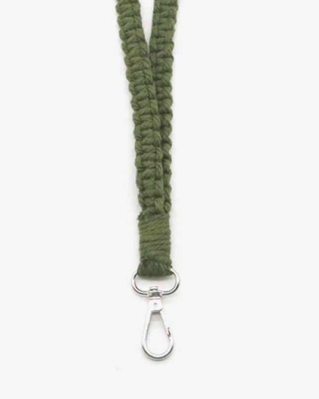 Assorted 2-Pack Hand-Woven Lanyard Keychain