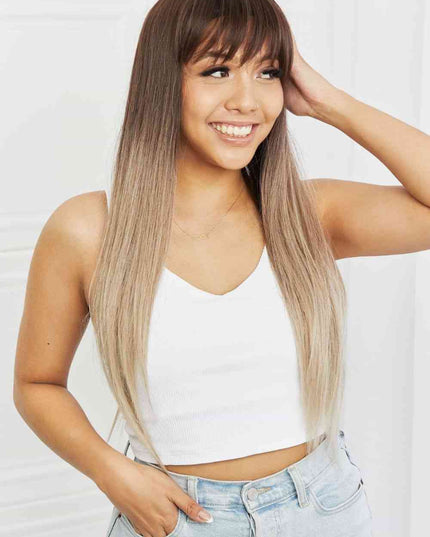 Long Straight Synthetic Wigs 26''
