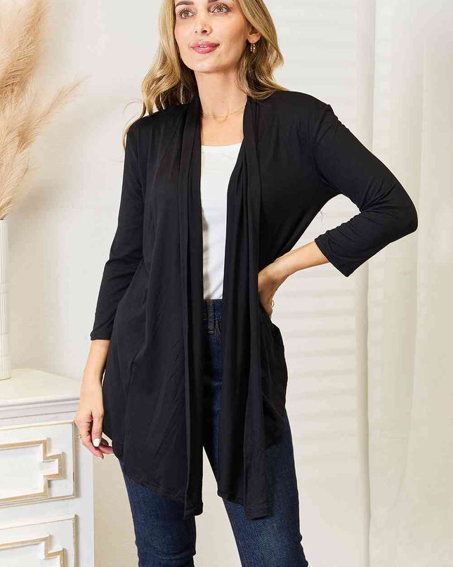 Culture Code Full Size Open Front Cardigan