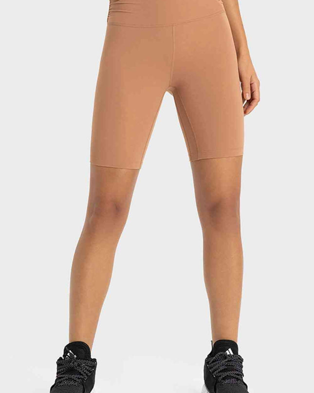 V-Waist Biker Shorts
