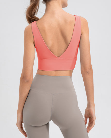 Scoop Neck Wide Strap Active Tank
