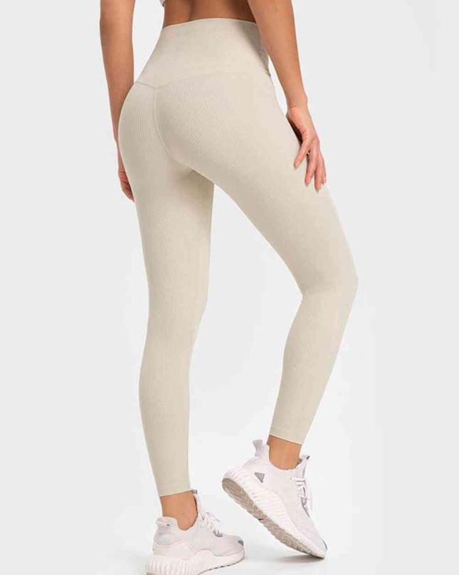 Highly Stretchy Wide Waistband Yoga Leggings